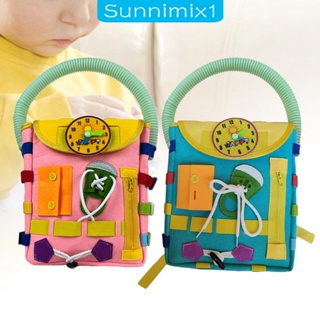 [Sunnimix1] กระเป๋าเป้สะพายหลัง ของเล่นเสริมการเรียนรู้เด็ก