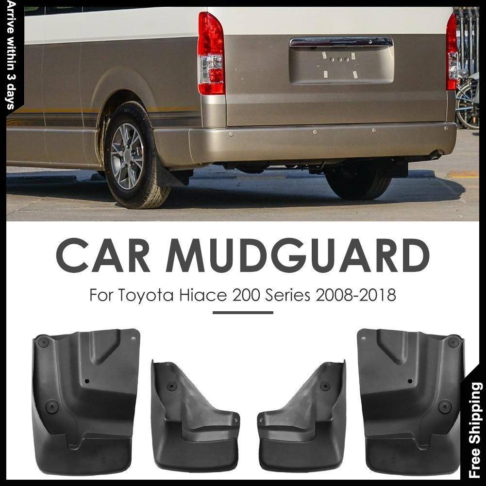 [มาถึงภายใน 3 วัน] บังโคลนรถยนต์ สําหรับ Toyota Hiace 200 Series 08-18 4 ชิ้นต่อชุด
