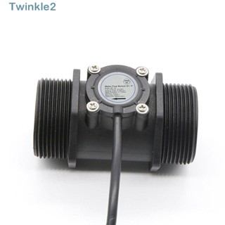 Twinkle เครื่องวัดการไหลของน้ํา พลาสติก G1-1/2 นิ้ว ความแม่นยําสูง 5-150 ลิตร ต่อนาที ตัวผู้ เซนเซอร์วัดการไหลของน้ํา สีดํา