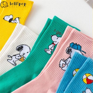 Lollipo1 ถุงเท้า ลายตัวละคร ฤดูหนาว ระบายความร้อน