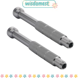 Wisdomest ประแจไขควง ด้ามจับหกเหลี่ยม อะลูมิเนียมอัลลอย 4 มม. สีเงิน สําหรับซ่อมแซมโทรศัพท์มือถือ