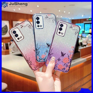 Jusheng เคสโทรศัพท์มือถือ ลายผีเสื้อกระพริบ สําหรับ oppo A55 4G A57 2022 A77S A58 4G A78 MMHY