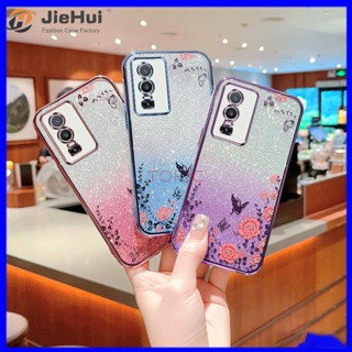 Jiehui เคสโทรศัพท์มือถือ ลายผีเสื้อกระพริบ สําหรับ Vivo Y76 5G MMHY