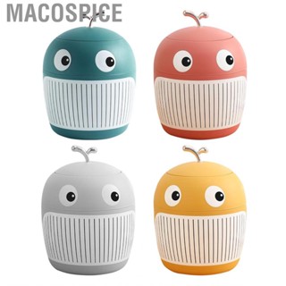 Macospice Little Whale Trash Can  Light Luxury Plastic Multifunctional Desktop for Dormitory