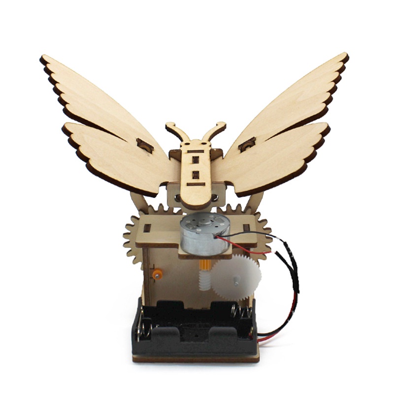 Gifted EDUCATION จิ๊กซอว์ รูปผีเสื้อ 3D ของเล่นเสริมการเรียนรู้เด็ก DIY - รูปที่ 3