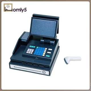 [Homyl5] โมเดลเครื่องบันทึกเงินสด ซูเปอร์มาร์เก็ต 1:6 สําหรับเด็ก บ้านตุ๊กตา