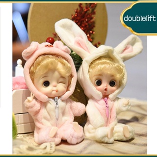 ตุ๊กตาเด็กผู้หญิง BJD 1:12 10 ซม. 1/2/3/5 พร้อมตา 3D น่ารัก สําหรับแต่งหน้า ของขวัญ ของเล่น 2 ชิ้น