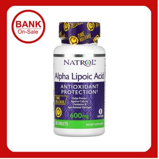 Natrol, Alpha Lipoic Acid, Time Release, 600 mg, 45 Tablets