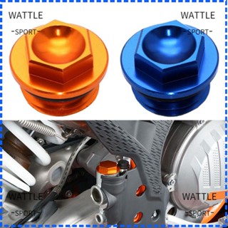 Wattle ฝาปิดถังน้ํามัน อลูมิเนียมอัลลอย CNC ทนทาน หลากสี สําหรับรถจักรยานยนต์วิบาก