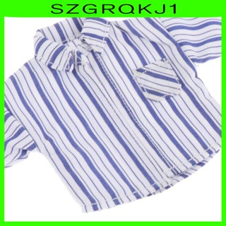 [szgrqkj1] เสื้อเชิ้ตลําลอง ขนาดเล็ก 1:12 แบบพกพา ทนทาน สําหรับตุ๊กตา ฟิกเกอร์ผู้ชาย 6 นิ้ว