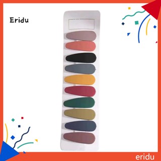 [ER] กิ๊บติดผม แบบกลวง สีพื้น สําหรับผู้หญิง 10 ชิ้น