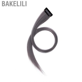 Bakelili 21.7in Colored Hair Extensions Straight Highlights  for Cosplay Party