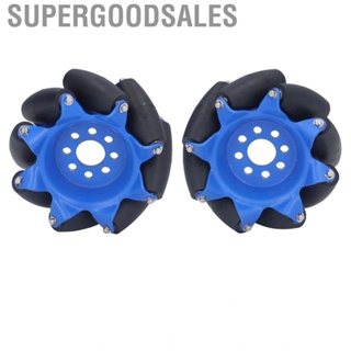 Supergoodsales TPU Rubber Rollers Wheels  Flexible Dual Bearing Design Omnidirectional Wheel for Industrial Robot Applications