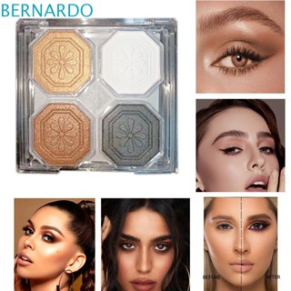 Bernardo พาเลตต์อายแชโดว์ 4 สี เนื้อมุกธรรมชาติ กันน้ํา ติดทนนาน สําหรับผู้หญิง