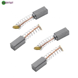 ⭐NEW ⭐Carbon Brushes 4pcs Carbon + Metal Replacement Part 2022 For Electric Motors