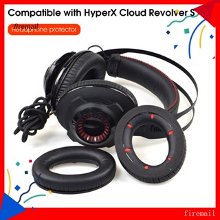 [FM] ฟองน้ําครอบหูฟัง หนังเทียม นิ่มมาก กันเสียงรบกวน แบบเปลี่ยน สําหรับ HyperX Cloud Revolver S 1 คู่