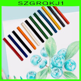 [szgrqkj1] ชุดดินสอสี 12 สี สําหรับเด็กผู้ชาย และเด็กผู้หญิง