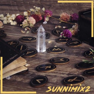 [Sunnimix2] ชุดลูกพรุนไม้ พร้อมคู่มือ สําหรับผู้เริ่มต้น แม่มด 25 ชิ้น