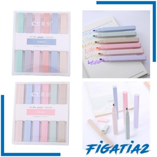 [Figatia2] ปากกาไฮไลท์ 6 ชิ้น สําหรับทําการ์ดไดอารี่