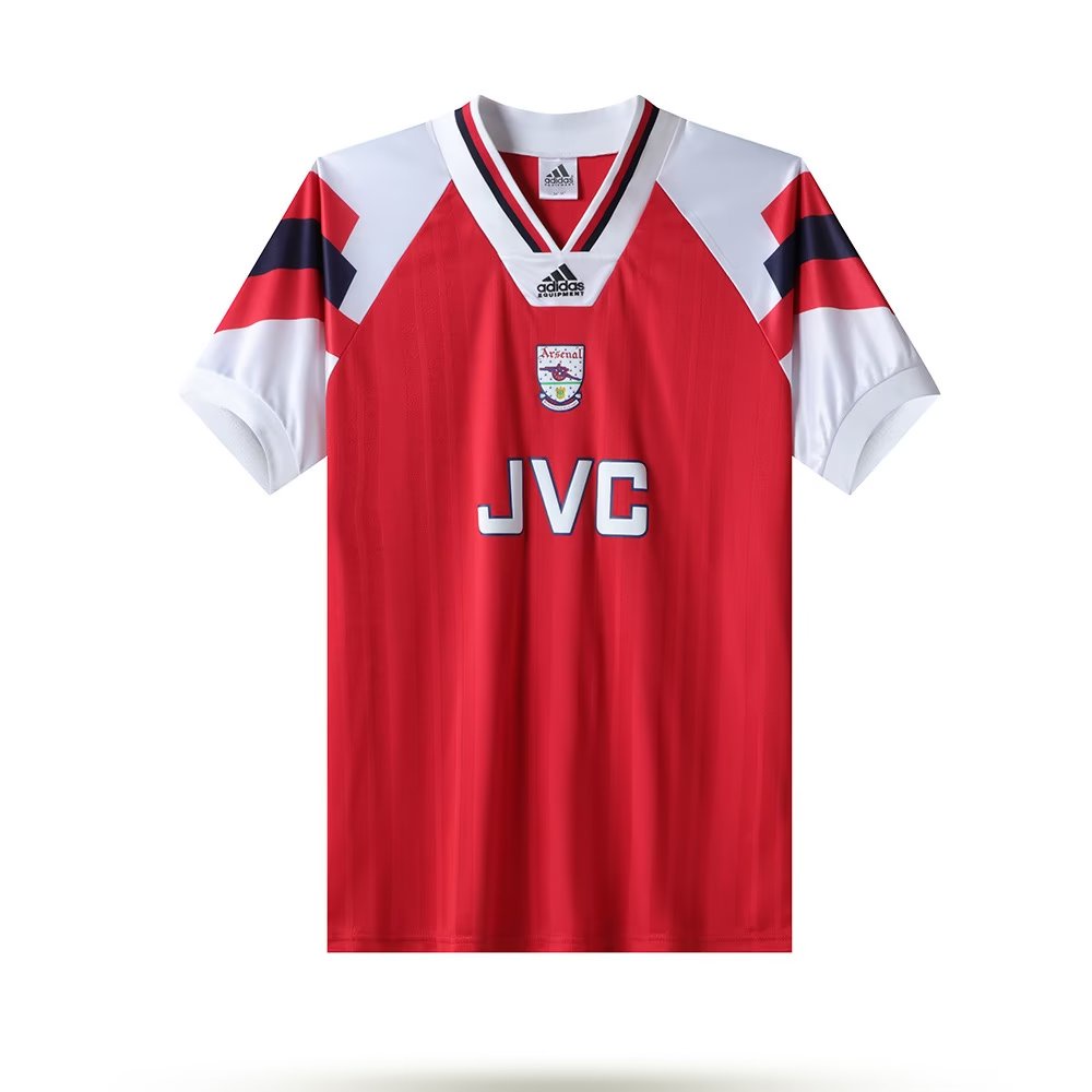 เสื้อกีฬาแขนสั้น ลายทีมชาติฟุตบอล Arsenal 1992-1994 ชุดเหย้า