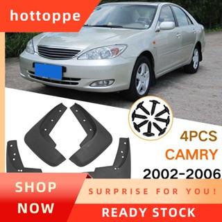 【hottoppe】บังโคลนหน้า หลัง อุปกรณ์เสริม สําหรับรถยนต์ Toyota Camry 2002-2006 4 ชิ้น