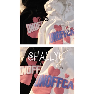 HALLYU เสื้อกันหนาว เสื้อฮู้ด cozy ทันสมัย ทนทาน มีชีวิตชีวา WWY23909SN37Z230912