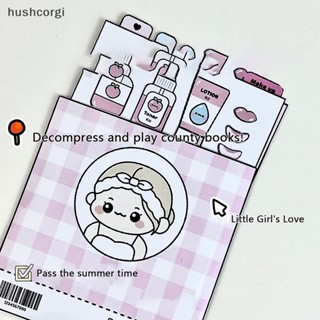 [hushcorgi] ใหม่ พร้อมส่ง หนังสือเกมสติกเกอร์ ลาย Kawali น่ารัก เสียงเงียบ แฮนด์เมด DIY สําหรับร้านเสริมสวย