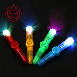 ของเล่นปากกา Fidget Spinning Light Up Pen Sensory Fidget สําหรับเด็ก R8L9