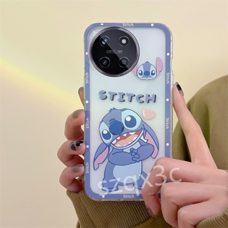 ใหม่ พร้อมส่ง เคสโทรศัพท์มือถือ TPU ใส แบบนิ่ม ลายการ์ตูน Stitch กันกระแทก สําหรับ Realme11 NFC C51 C53 4G Realme 11 Pro+ Pro 5G Realme C51