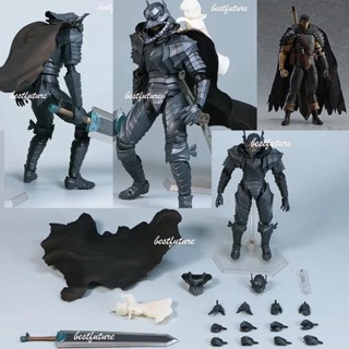 โมเดลฟิกเกอร์ Berserk Figma Sp-046 MAX 359 Guts Change Face Black Swordman ของเล่นสําหรับเด็ก