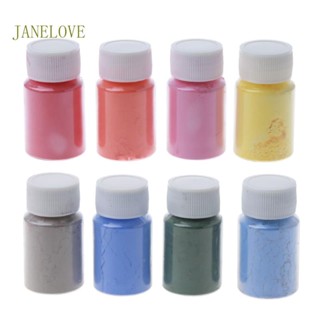 Jlove DIY ผงสีแร่ธาตุ เทอร์โมโครมิก สําหรับทําเล็บ สบู่ เครื่องสําอาง เรซิ่น สีย้อม ผงไมก้า งานฝีมือ