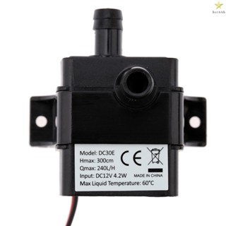 Anself Mini DC12V Micro Brushless Water Oil Pump Pond Fountain 240L/H 300cm Lift for Aquarium Circulating