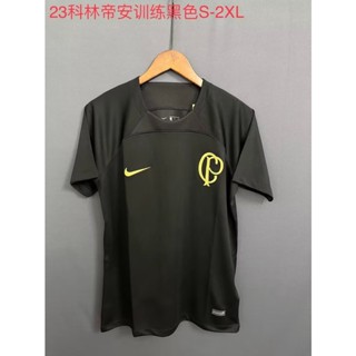 เสื้อกีฬาแขนสั้น ลายทีมชาติฟุตบอล Corinthian 23 Corinthian แห้งเร็ว ไซซ์ S-XXL AAA