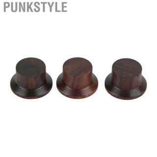 Punkstyle Guitar Control Knob Set 3Pcs No Burr For Daily Repairs