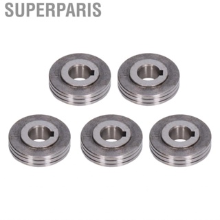 Superparis 5x Welder Wire Feed Roller 0.8‑1.0mm  Guide Wheel For  Welding Machine