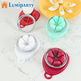 Lumiparty 3-in-1 แม่พิมพ์ตัดไข่ต้ม อเนกประสงค์ ขอบดอกไม้ คุณภาพ