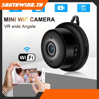 ร้อน! ไร้สาย 1080P HD Mini WiFi กล้องสมาร์ท Home Security DVR พร้อม Night Vision กล้องสมาร์ทสีดำ 90 ° มุมกว้างกล้องขนาดเล็ก Night Vision กล้อง ABS Night Vision คุณลักษณะ AVI