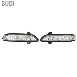 Sudi 2198200621 Pair A2198200521 Door Wing Mirror Signal Light Indicator Lamp Replacement ABS  Yellow Easy Installation for Car