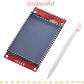 Suchenhd แผงหน้าจอสัมผัส LCD SPI TFT 2.4 นิ้ว พร้อม PCB ILI9341 STM32 5V 3.3V