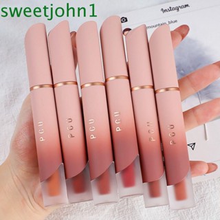 Sweetjohn ลิปกลอส เนื้อแมตต์กํามะหยี่ ติดทนนาน กันน้ํา ทนทาน