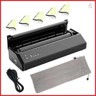 USB+BT Tattoos Printer Thermal Tattoos Pattern Stencil Machine Transfer Printer One-click Printing Compatible with Computers Cellphones Tablets