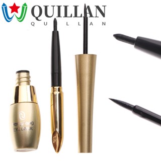 HENGFANG Quillan อายไลเนอร์ เนื้อลิขวิด สีทอง ติดทนนาน สีดํา 2 In 1