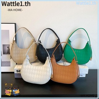 Wttle กระเป๋าถือ หนัง PU สีพื้น สําหรับผู้หญิง