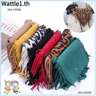 Wttle กระเป๋าถือ ประดับพู่ ขนาดเล็ก แฟชั่นสําหรับเด็กผู้หญิง
