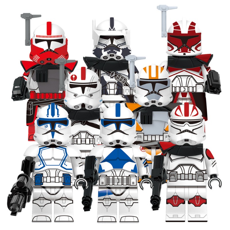 ฟิกเกอร์ตัวต่อ รูปกัปตัน Keeli Coruscant Arc Trooper Hardcase SW Space Movie ขนาดเล็ก 212th ของเล่นสําหรับเด็ก