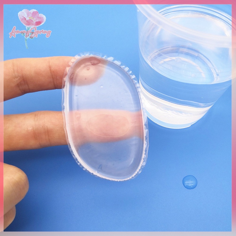 Amongspring> แผ่นแม่พิมพ์ซิลิโคน โพลิเมอร์ แบบนิ่ม สําหรับทําต่างหู DIY