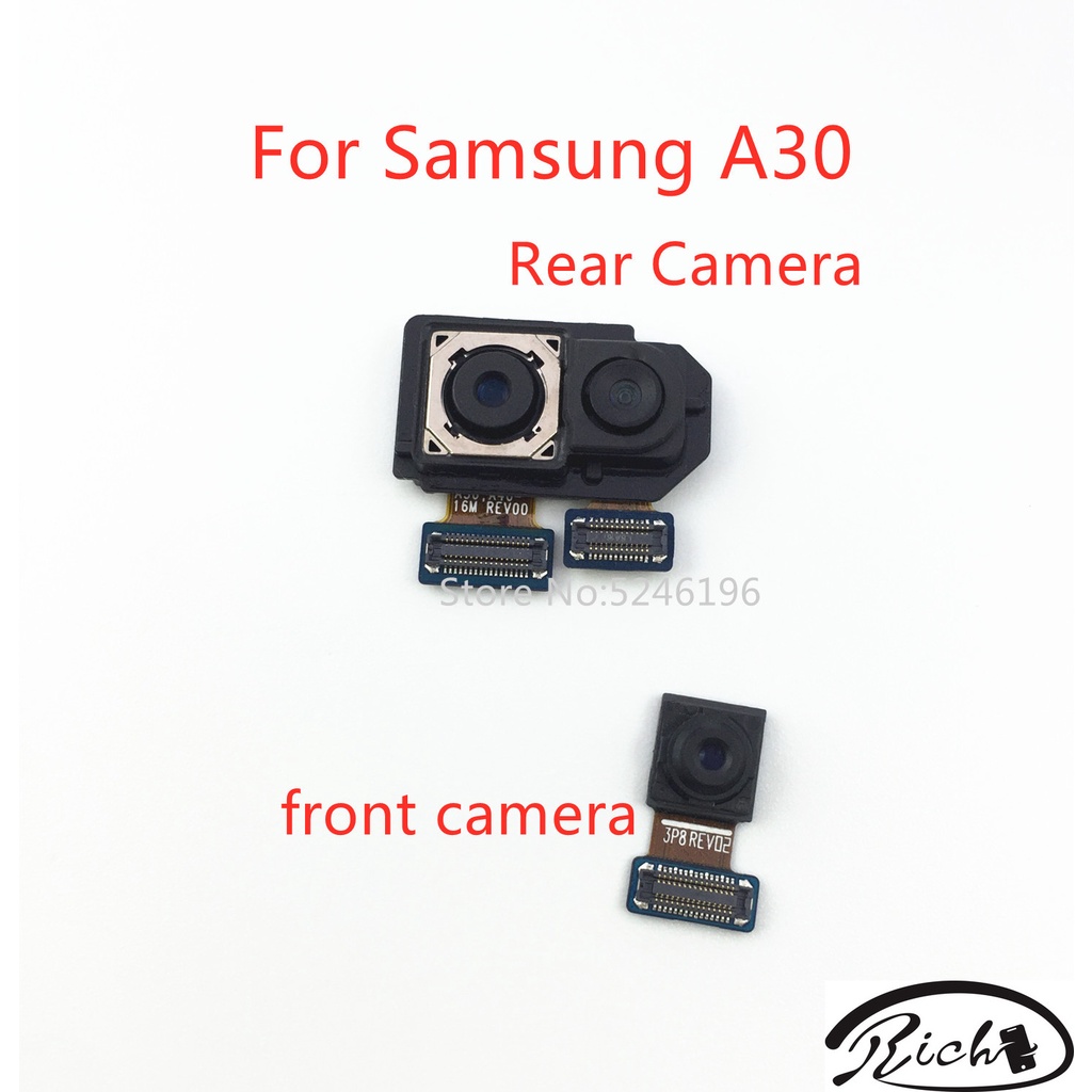 ของแท้ อะไหล่โมดูลกล้องหน้า หลัง สายเคเบิลอ่อน แบบเปลี่ยน สําหรับ Samsung Galaxy A30 A305 A305F SM-A
