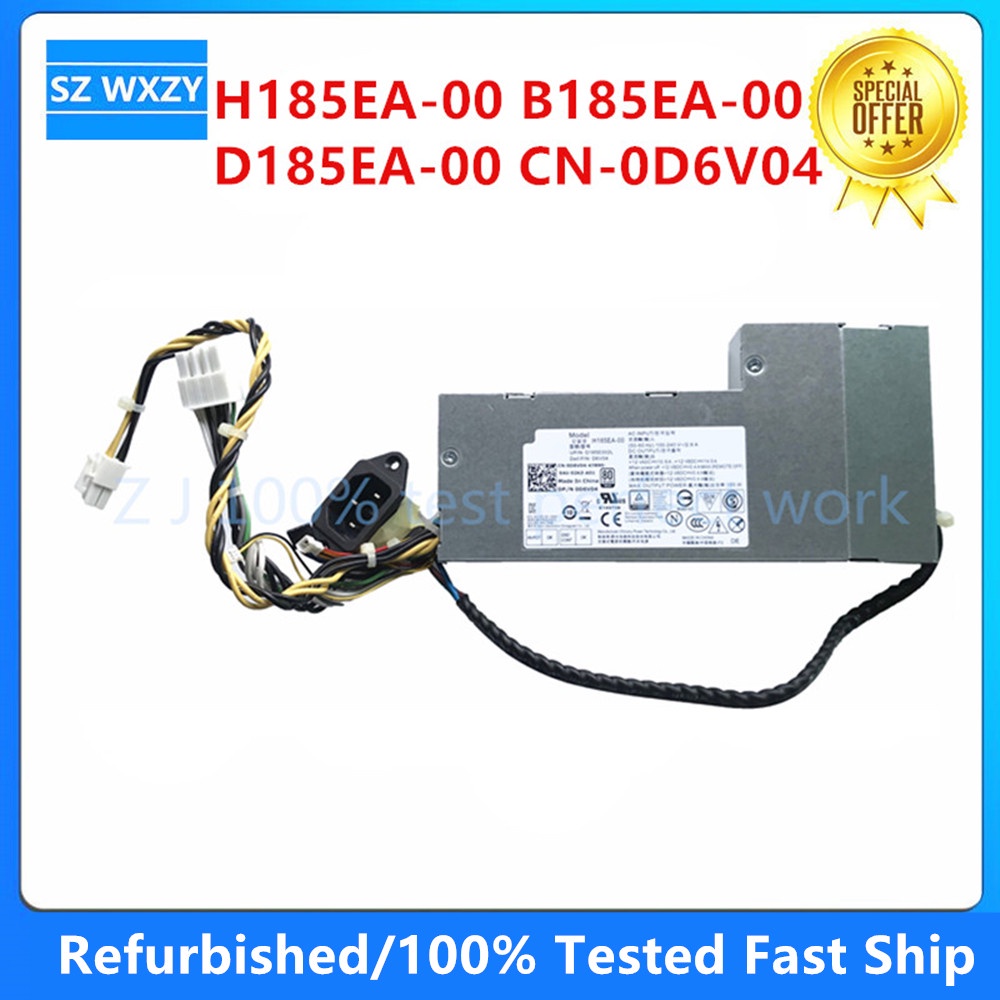 พาวเวอร์ซัพพลาย PC ทดสอบแล้ว 100% สําหรับ DELL 23-5348 9030 5348 AIO 185W H185EA-00 B185EA-00 D185EA-00 0D6V04