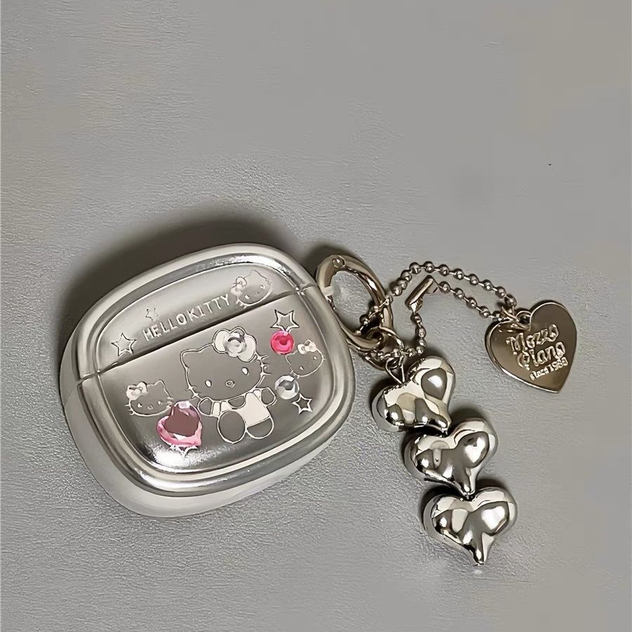 เคสหูฟัง รูปแมว ประดับพลอยเทียม DIY สําหรับ Airpods Pro Airpods 2