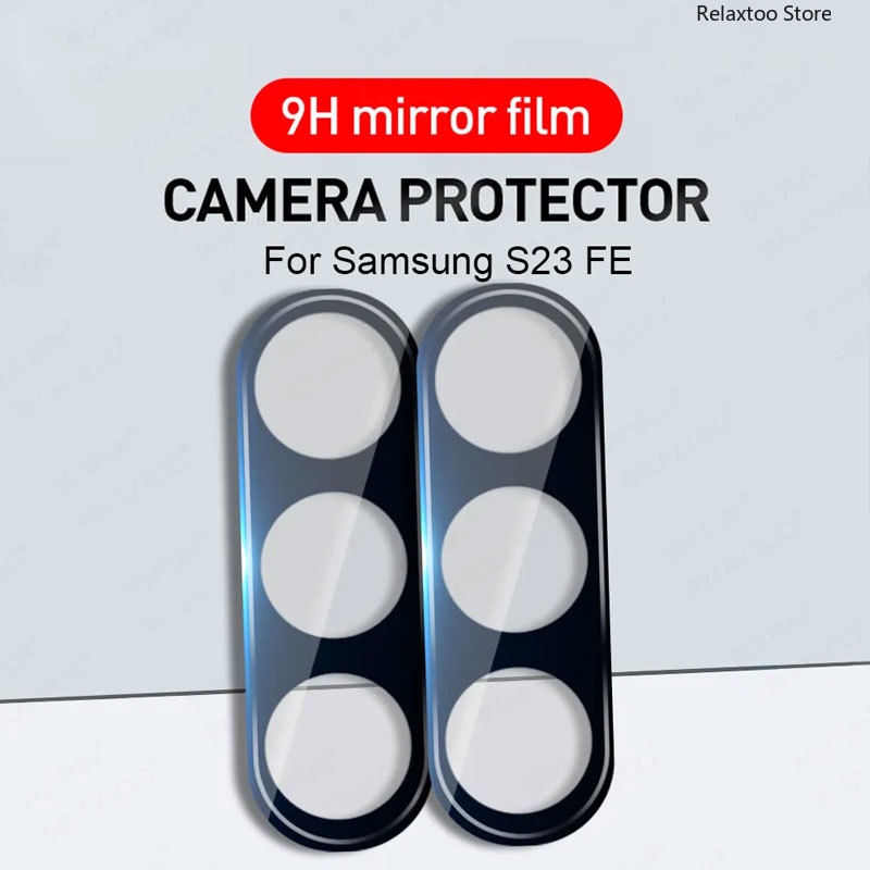 ฟิล์มกระจกนิรภัยกันรอยหน้าจอ เลนส์กล้อง ด้านหลัง 3 ชิ้น สําหรับ Samsung Galaxy S23 S21 S20 FE S23FE S21FE 5G 4G SM-S711B